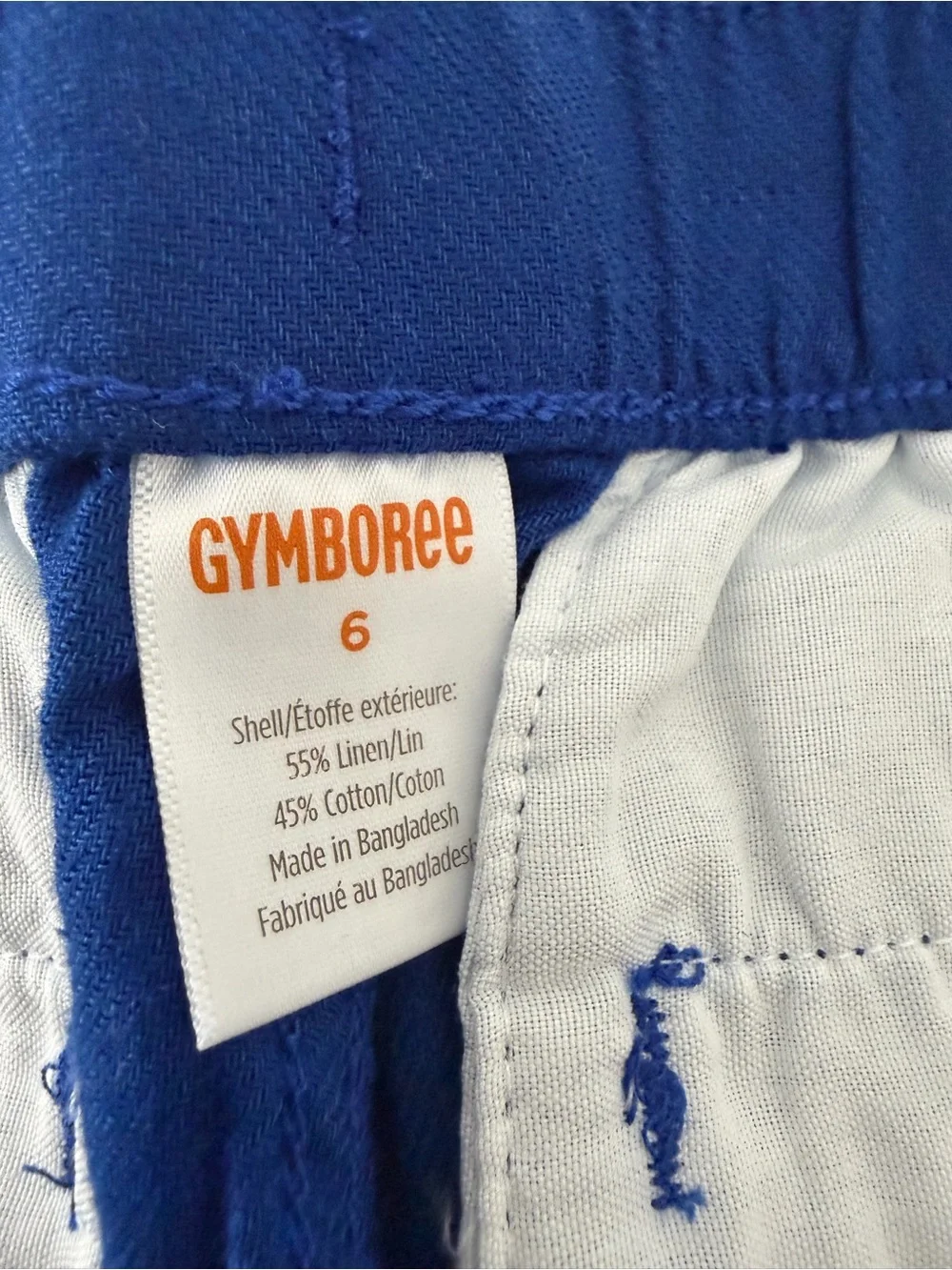 Gymboree Boys Pull on Shorts size 6 NWT blue